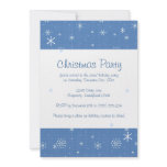Snowflakes Christmas Party Invitation