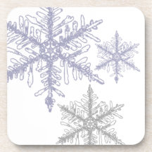 Snowflakes Beverage Coaster
