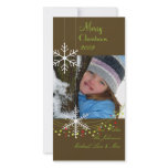 Snowflakes ~ dark chocolate, green christmas