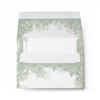 Snowflakes envelope