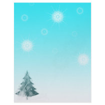 Snowflakes falling letterhead by BlayzeInk Snowflakes falling letterhead