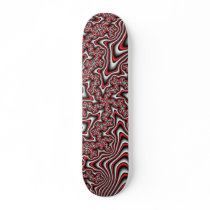 Snowflakes Gone Wild Skateboards by FractalGifts Snowflakes Gone Wild Skateboards