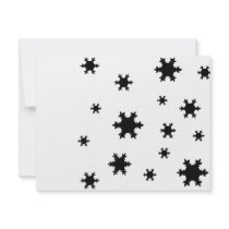 snowflakes icon invitations