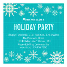 Snowflakes Invite