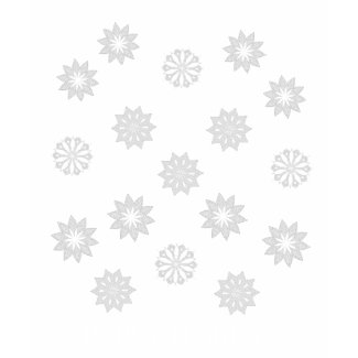 Snowflakes Ladies Long sleeved Tshirt shirt