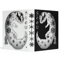 Snowflakes Leopard Gecko Binder
