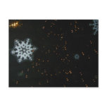 Snowflakes &amp; Lights postcard