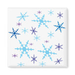 Snowflakes Fridge Magnets