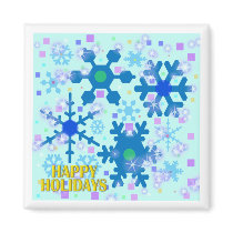SNOWFLAKES magnets