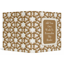 Snowflakes - Milk Chocolate and White Chocolate Binder