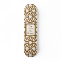 Snowflakes - Milk Chocolate and White Chocolate Skateboard Decks