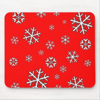 Snowflakes Mousepad mousepad