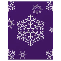 snowflakes_on_dark_purple personalized flyer
