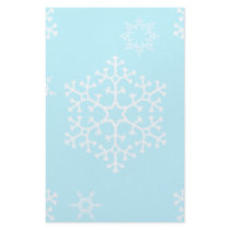 snowflakes_on_light_blue stationery design