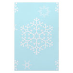 snowflakes_on_light_blue stationery design