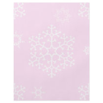 snowflakes_on_light_pink personalized flyer
