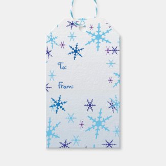 Snowflakes Pack of Gift Tags