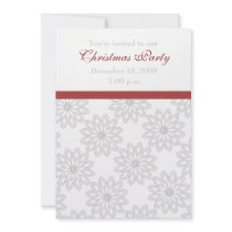 Snowflakes Party Invitations by HolidayFun Snowflakes Party Invitations