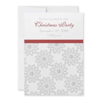 Snowflakes Party Invitations invitation