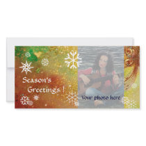 SNOWFLAKES photo cards