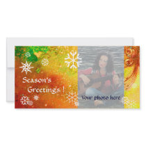 SNOWFLAKES photo cards