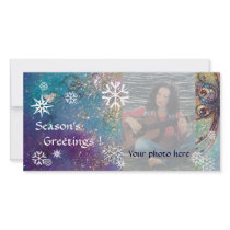 SNOWFLAKES photo cards