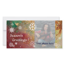 SNOWFLAKES photo cards