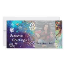 SNOWFLAKES photo cards