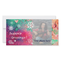 SNOWFLAKES photo cards