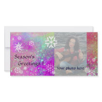 SNOWFLAKES photo cards