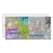 SNOWFLAKES photo cards