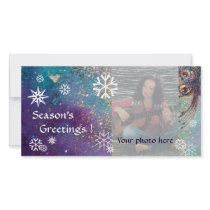 SNOWFLAKES photo cards