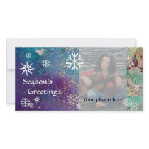 SNOWFLAKES photo cards
