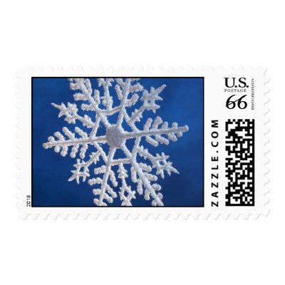 Snowflakes Postage by purplsd