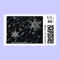 Snowflakes postage stamp