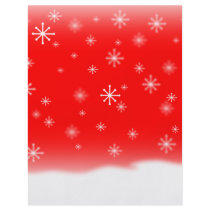 SNOWFLAKES RED flyers