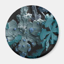 Snowflakes Refrigerator Magnet