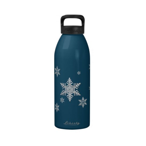 Snowflakes Reusable Liberty Bottles Drinking Bottle