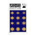 Snowflakes & Stars Postage Stamps Navy Vertical