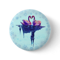SNOWFLAKES & SWANS by SHARON SHARPE buttons