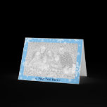 Snowflakes Template Greeting Card