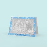 Snowflakes Template Greeting Card