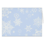 Snowflakes Thank You Card cards