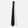Snowflakes tie