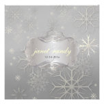 Snowflakes, Winter  Wedding Invitations