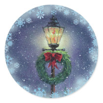 SNOWFLAKES & WREATH by SHARON SHARPE stickers by sharonsharpe SNOWFLAKES & WREATH by SHARON SHARPE stickers