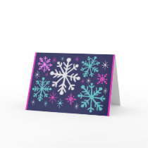 SnowflakesThank You Card by suncookiez SnowflakesThank You Card