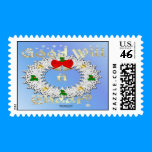 SnowFlakeWreathXmasStamp stamps