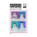 Snowfolks Postage Stamps