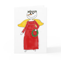 Snowgirl Angel cards by MissPootsiesPrims Snowgirl Angel cards